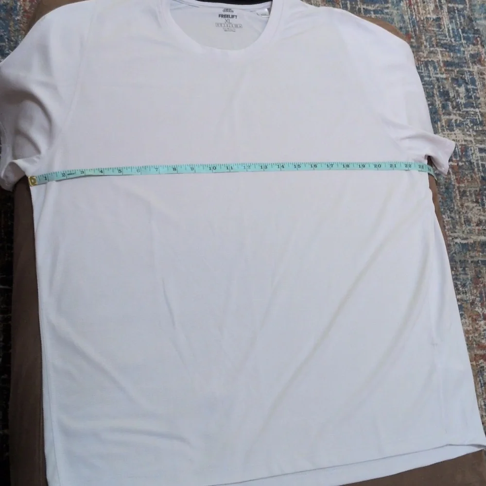 adidas Climalite Free Lift Men's Gray Short Sleeve Performance Shirt Size XL